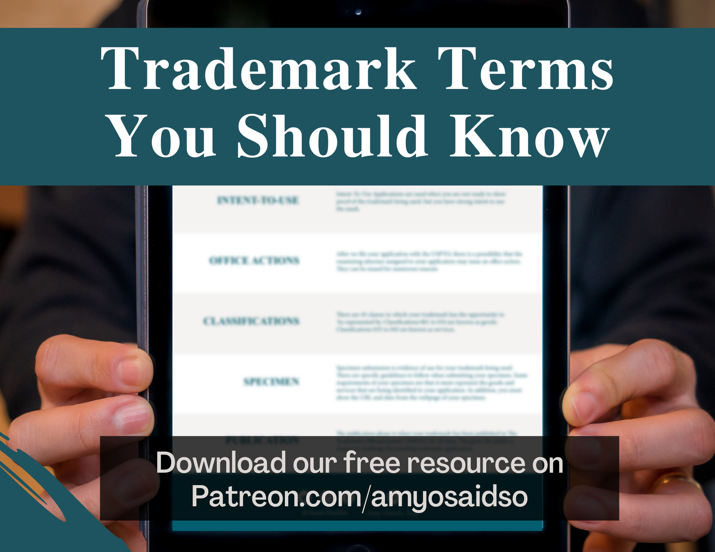 "Trademark Terms You Should Know" Digital Download