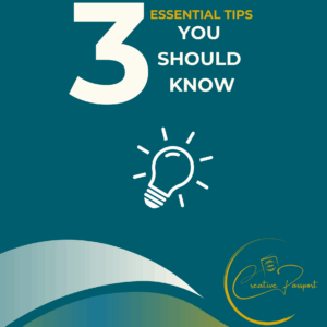 "3 Essential Tips You Should Know" Digital Download